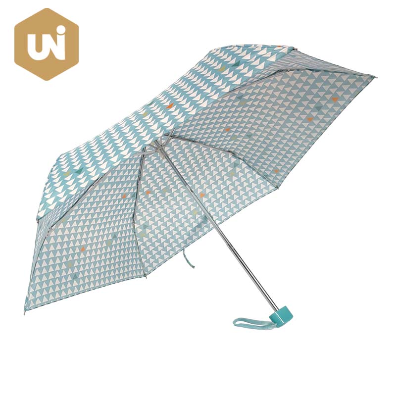 Paraguas de lluvia compacto 6k Lady Super Mini de 3 secciones